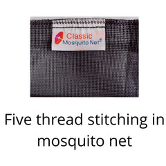 Classic Mosquito Net for Windows | Pre Stitched (Size-120X60 cms/3.93 * 1.96 Ft/47.2 * 23.6 Inches Color-Cream) | Premium 120GSM Fiberglass Net with Self Adhesive Hook Tape